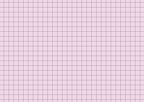 Baier & Schneider - Tarjetas (cartulina, 180 g/m², A6, horizontal, cuadriculadas), color rojo