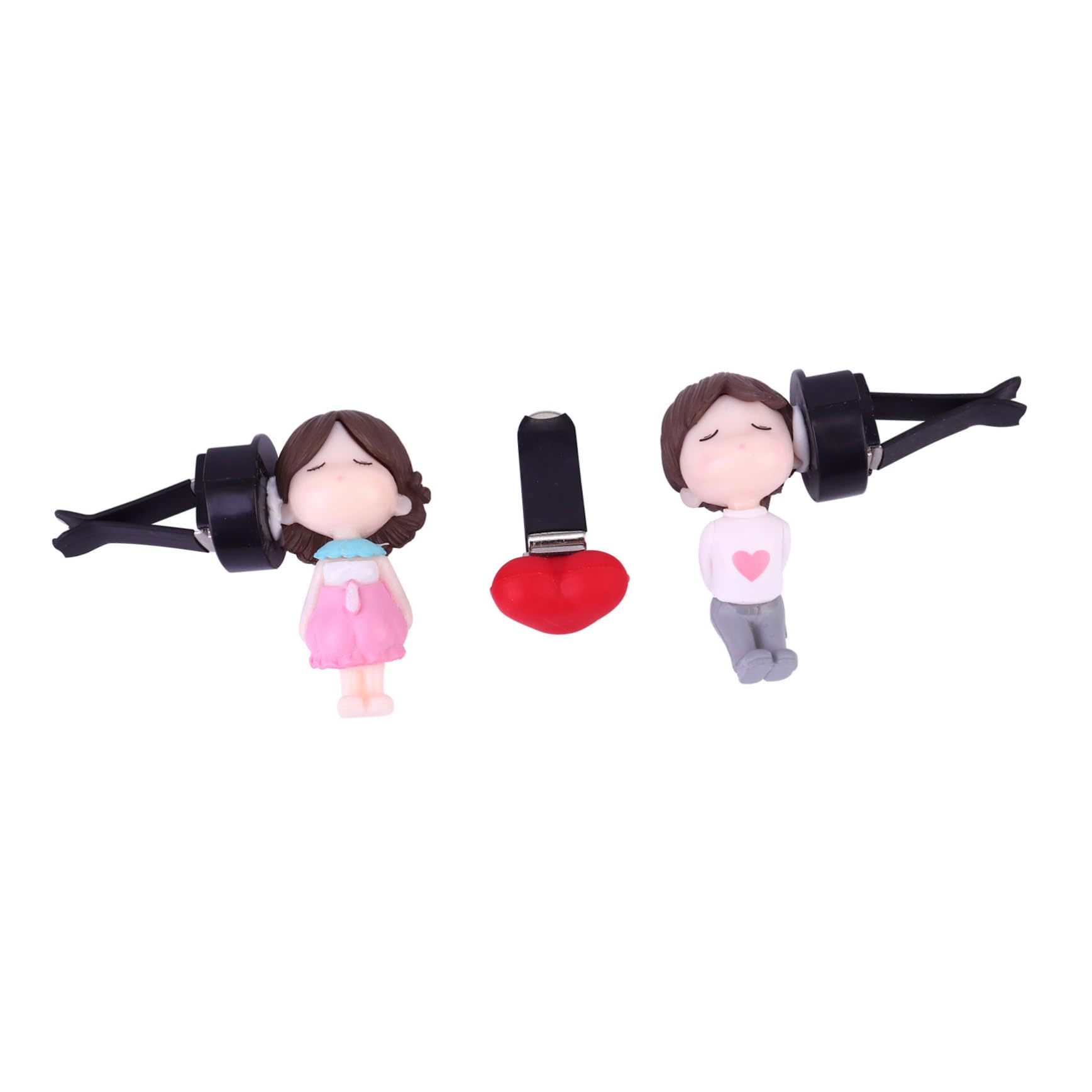 Mobestech 3sets Clip Profumo Auto Forma Di Decorazione Creativa Per Con Design Adorabile e Cuore Diffusore Facile Da Usare Per Auto Ufficio e Camera Da Letto Realizzato Resistente e Durevole