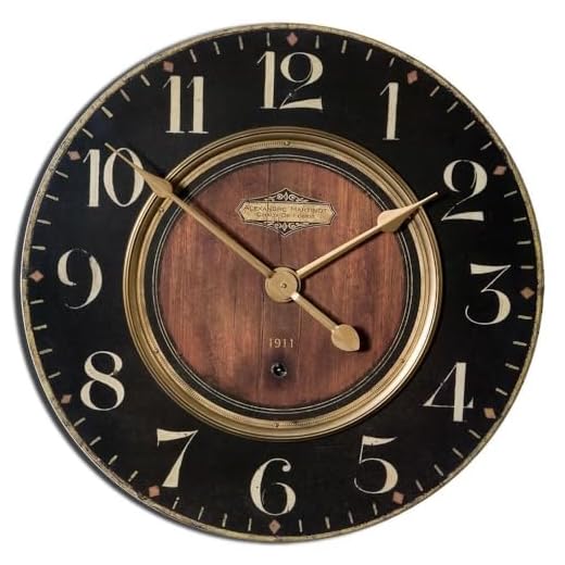 Uttermost Alexandre Martinot 23-in Wall Clock