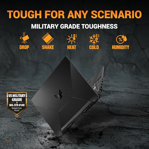 Image of ASUS TUF A15 (2025) AMD Ryzen 7 7445HS,Gaming Laptop,RTX 3050-4GB,75W TGP,16GB RAM (Upgradeable Upto 64GB) 1TB SSD,FHD,15.6 inch,144Hz,48Whrs,M365 Basic (1Year)*,Office 2024,Black,2.3 Kg,FA506NCG-HN251WS