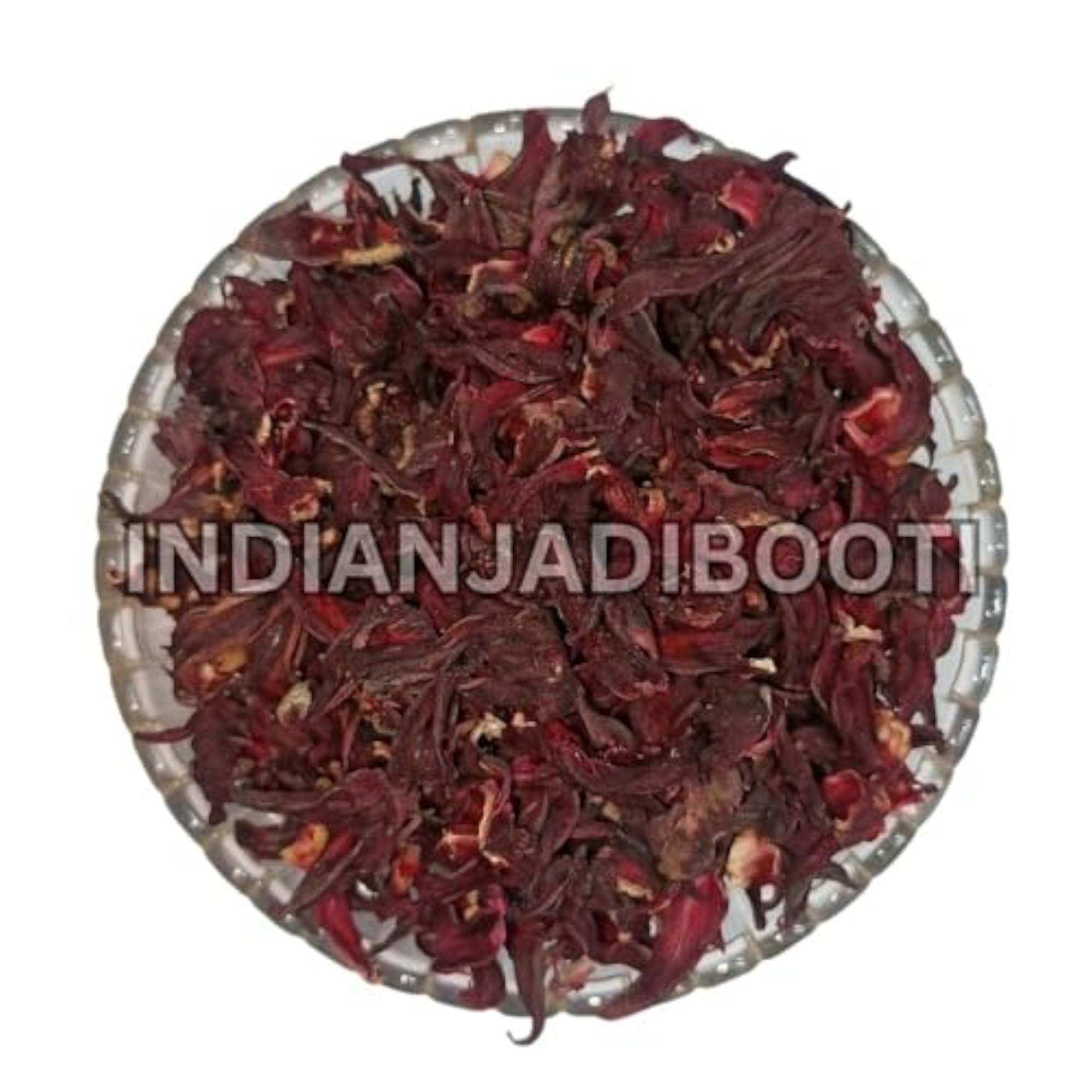 IndianJadiBooti Gudhal Phool Hibiscus Flower, 400 Grams