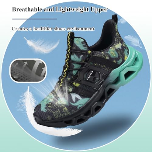 Image of VITUOFLY Boys Girls Sneakers Kids Mesh Lightweight Running Tennis Shoes