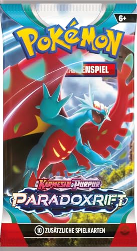 Pokémon-Sammelkartenspiel: 3er-Pack (Kolowal) Karmesin & Purpur – Paradoxrift (3 Boosterpacks & 1 holografische Promokarte) – Bild 5