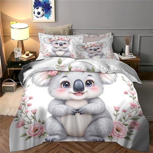 Housse de couette chat imprimé en 3D microfibre de qualité supérieure - 6