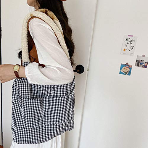 Bolso de hombro grande de peluche con oso para mujer miniatura 2