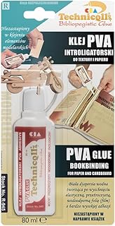 1 X Clear PVA Adhesive Glue for Paper Cardboard DIY Models Books Water Resistant Strong 80Ml