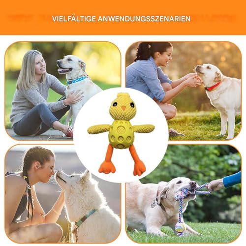 Jouet couineur pour chien stressé poussin peluche interactive - 5