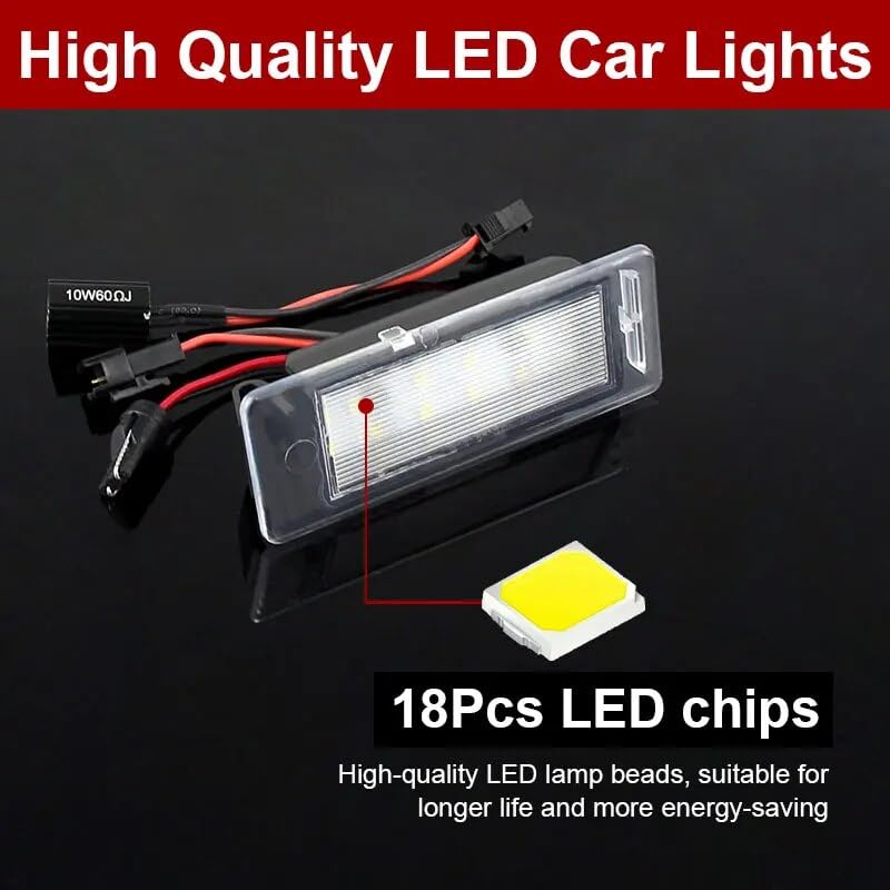 Luces de matrícula de remolque SMD Canbus para coche Buick Allure 2