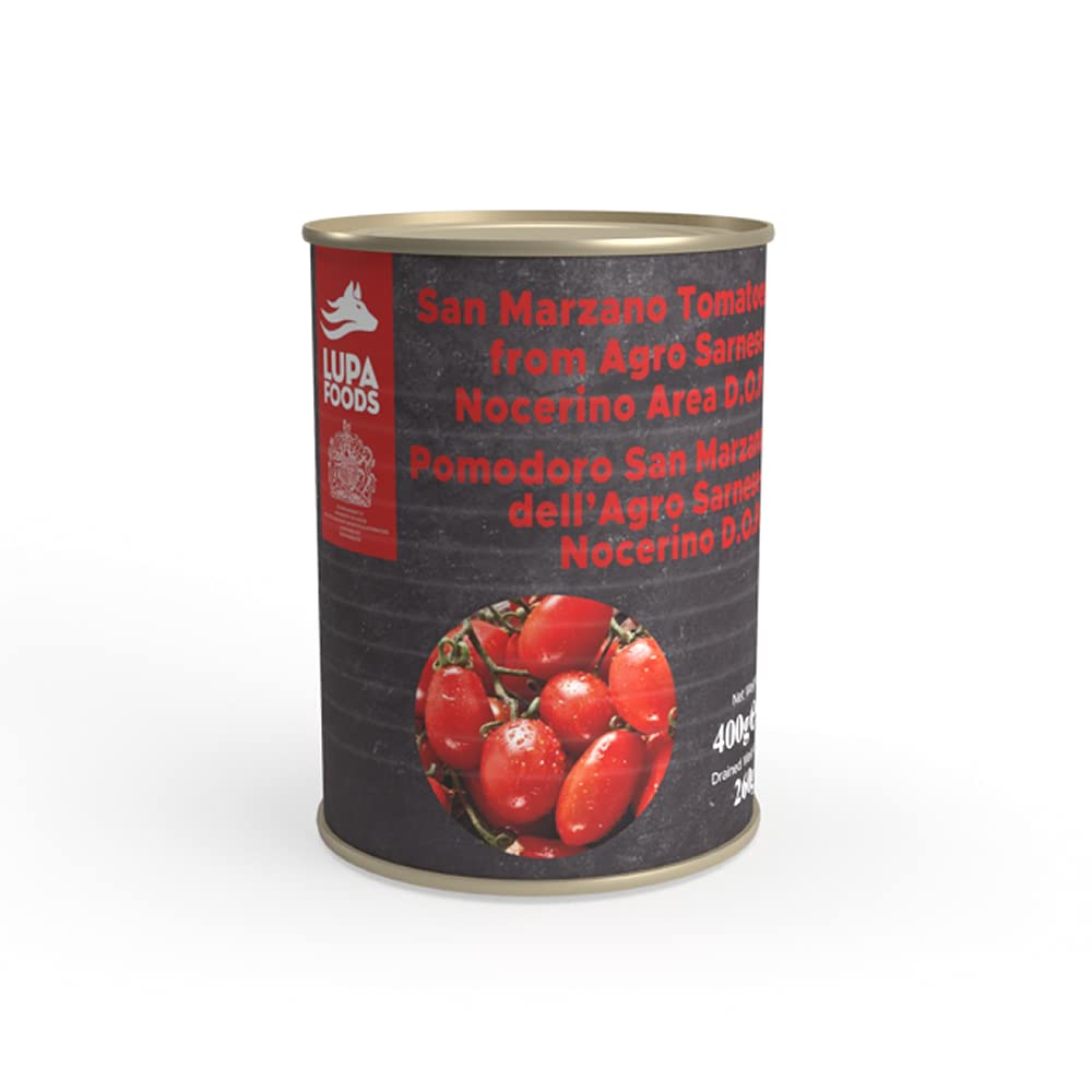 Lupa San Marzano Plum Tomatoes, 12 x 400 g