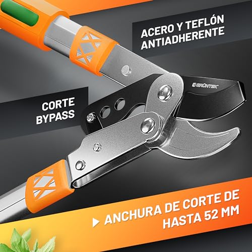 Tijeras de poda de ramas gruesas GRÜNTEK XT telescópicas ajustables 3