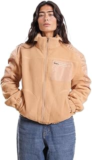 ريفين جاكيت بومبر للنساء من شيربا - بيج داكن، مقاس L