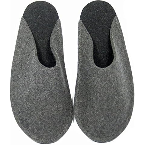 Guest Slippers Gray with ABS M (3/6 UK) Cover