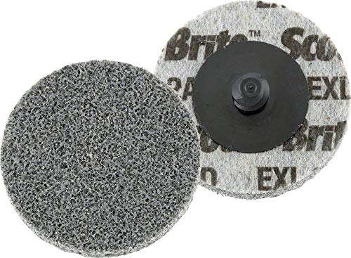 Scotch-Brite Roloc XL-UR EXL Unitized Abrasive Wheel, Tan Color, Aluminum Oxide, 3