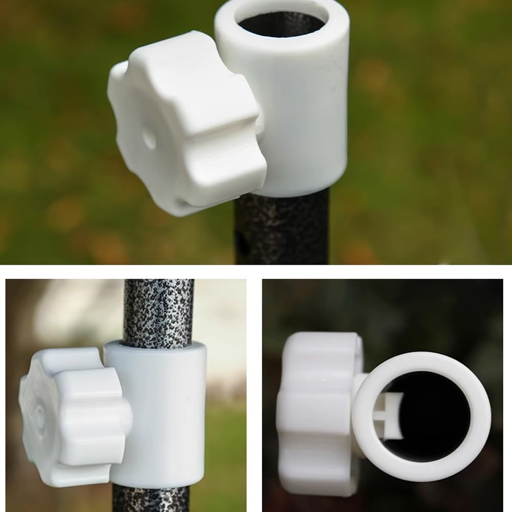 Ombrellone da Spiaggia da 2,4 m - Ombrellone Portatile da Esterno per Patio, Parasole da Giardino, ombrellone da Mercato Antivento per Tavolo, Protezione UV, Design Leggero