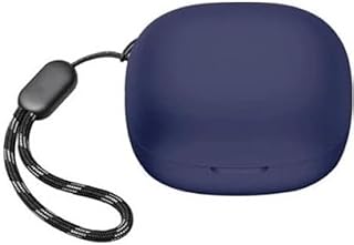 حافظة حماية لسماعات الأذن انكر R50i مقاومة للغبار مع حلقة تعليق - لون أزرق معدن سيليكون منفذ الشاشة