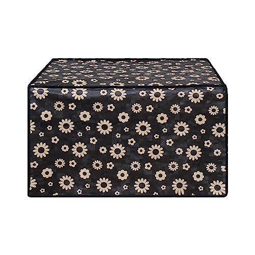 Image of DREAM KING Stylish Design & Printed Microwave Oven Cover Full Closure |waterproof & Dustproof Oven Cover Suitable for All Models - Multicolour SA35