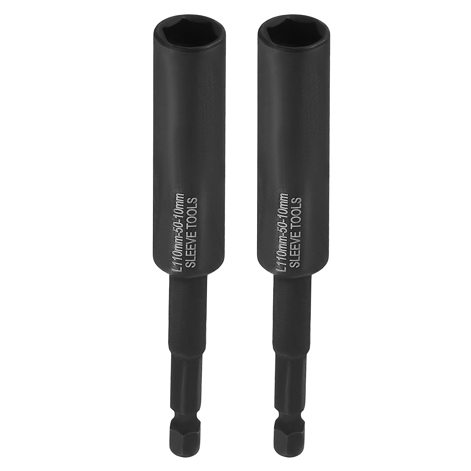 Foret pour tourne-écrous 10mm sourcing map avec tige hexagonale de 110mm extra longue en acier CR-V