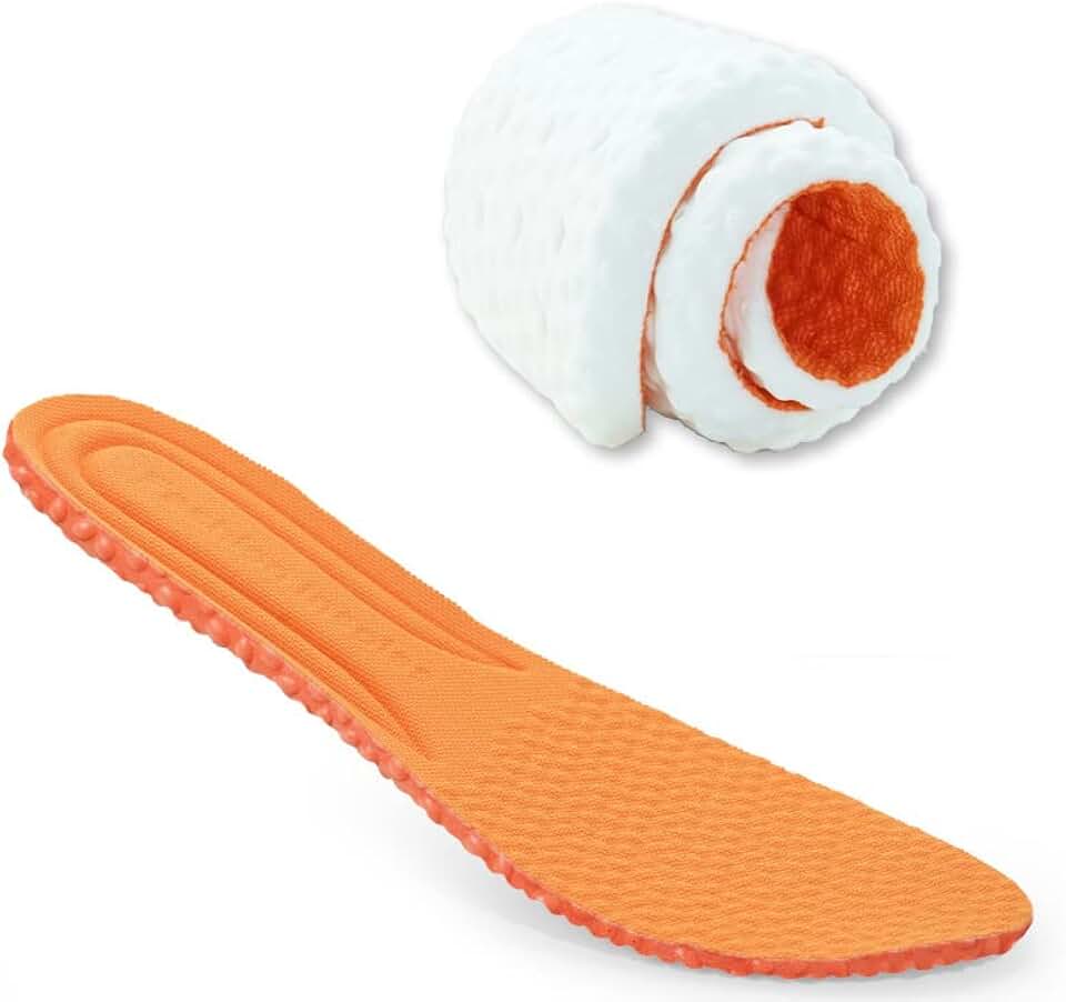 Sneakers Insoles High Elastic Cushioning Comfort Breathable Athletics Insole Running Walking Insole Women Man (US(M 9-9.5 /W10-10.