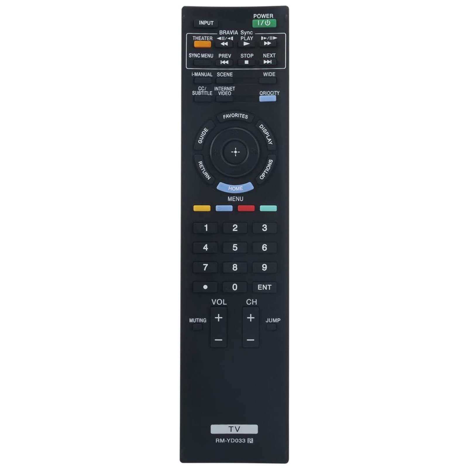 Télécommande RM-YD033 remplace votre boîtier Sony KDL cassé - 7