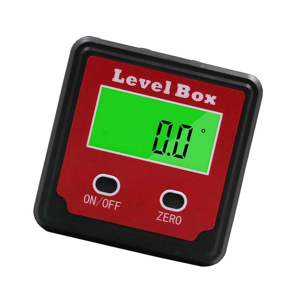 Real Instruments Digital Protractor, Magnetic Level Box Angle Measuring Gauge Inclinometer Compact Angle Finder Portable Angular Measurer Digital Meter (DC125) - Image 6 thumbnail