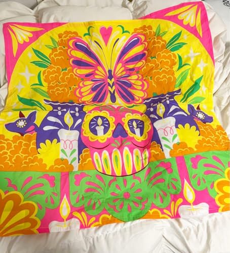 LUSH ラッシュ ノットラップ 風呂敷 カラフルソウルズ スカル メキシコ