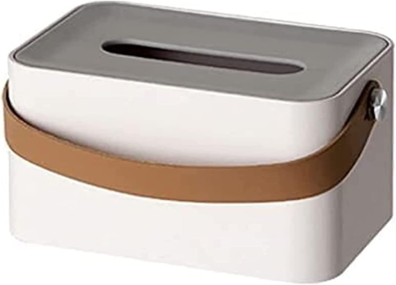 Household Tissue box Tissue box Portable Tissue box Cover Modern Minimalist Tissue box Holder Napkin Dispenser for Home Office Bathroom Desktop/Car Tissue Storage Box Tissue Box