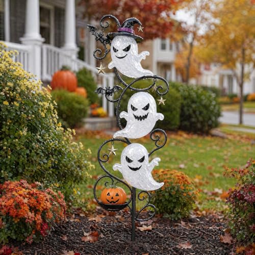 Luz de Halloween de estaca Little Ghost para decorar terrazas y caminos 6