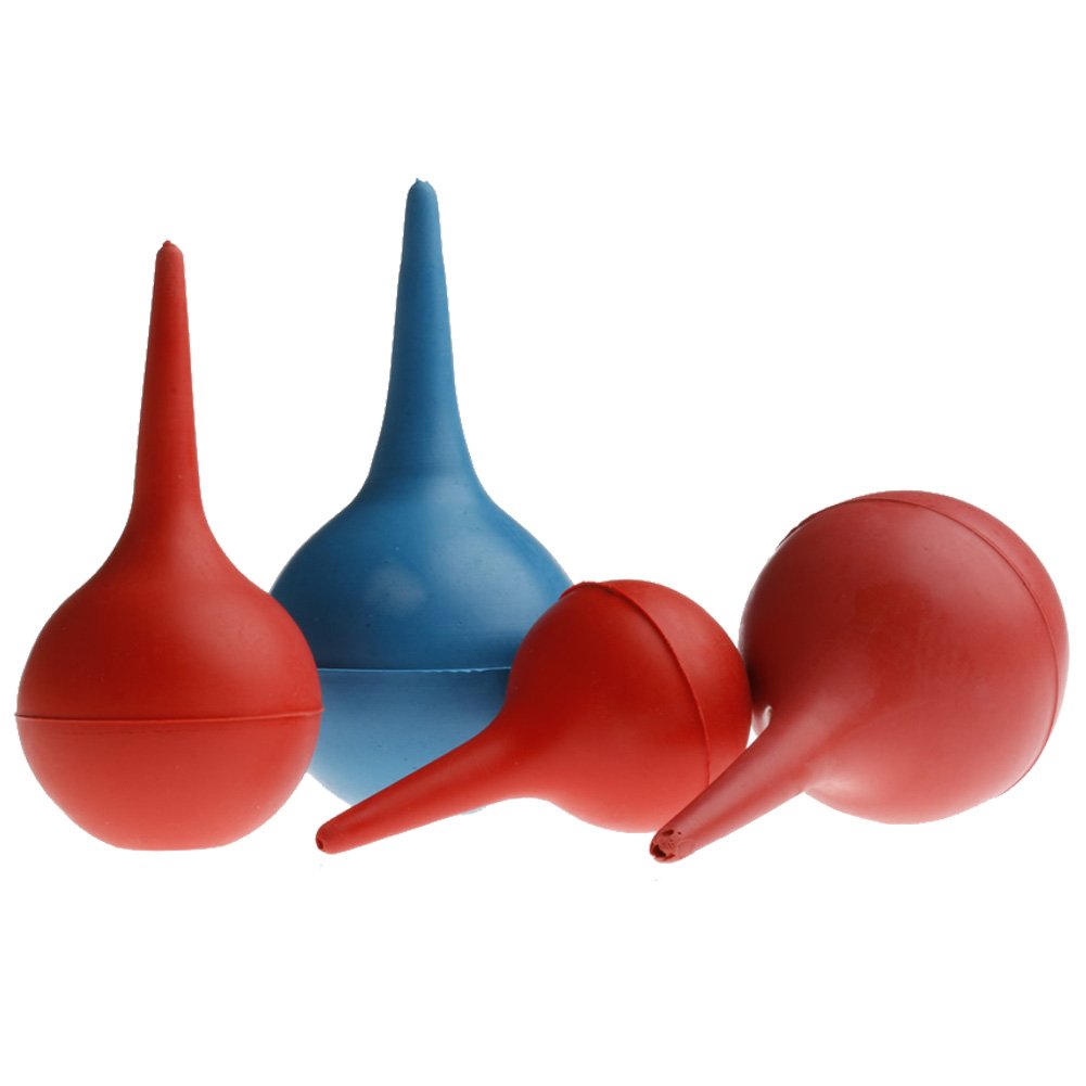 30/60/90/120 ML Outil de Laboratoire Aspiration en Caoutchouc Seringue de Lavage des Oreilles Ampoule à Presser Silicone