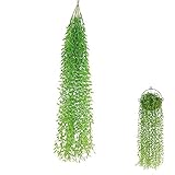 Sertay Plantas Artificiales Colgantes, Vides De Plantas Falsas, Planta De Artificiales para Colgar, Résistant Aux UV Et Étanche, pour La Maison, Le Mariage, Le Bureau, La Décoration d'Hôtel(39.4inch)