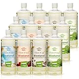 KieselGreen Bioetanol 12 x 1 litro con Fragancia para Chimenea de Etanol, Muchas Variedades – Bioalcohol como Fragancia de Ambiente – Estufas de Bioetanol, Biochimenea Etanol, Ethanol