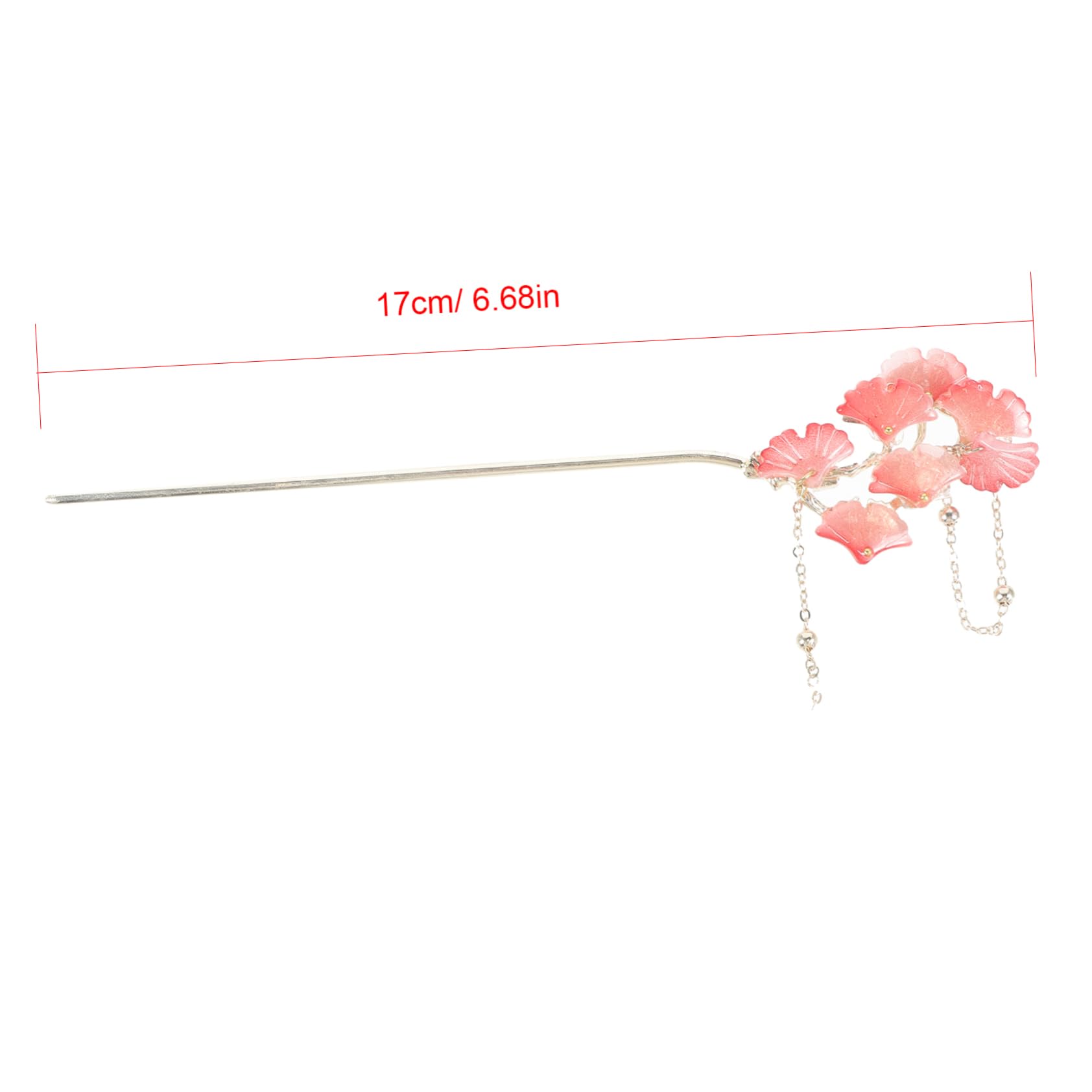 Gogogmee Ginkgo Leaf Hair Bun Stick with Tassel Vintage Hair Styling Tool for Women for Daily Wear Weddings and Special Occasions