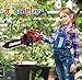 TeganPlay Power Garden Tools Set for Kids Battery Operated Toy Leaf Blower, Hedge Trimmer and Chainsaw Pretend Play for Boys Girls
