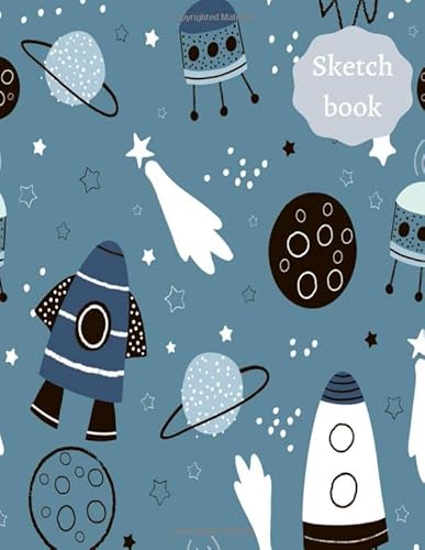 Sketchbook: A4 Sketch Pad for kids. 120 Plain papers for Drawing, Sketching and Writing. Glossy cover