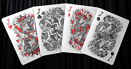 Baraja Masquerade Edición Black Box con Arte Personalizado miniatura 6