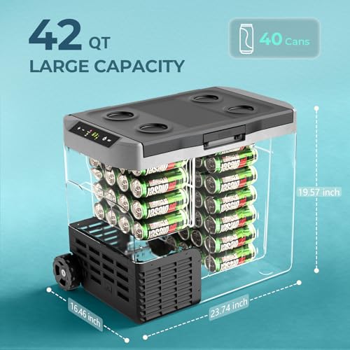 Portable Car Refrigerator Freezer Dual Zone