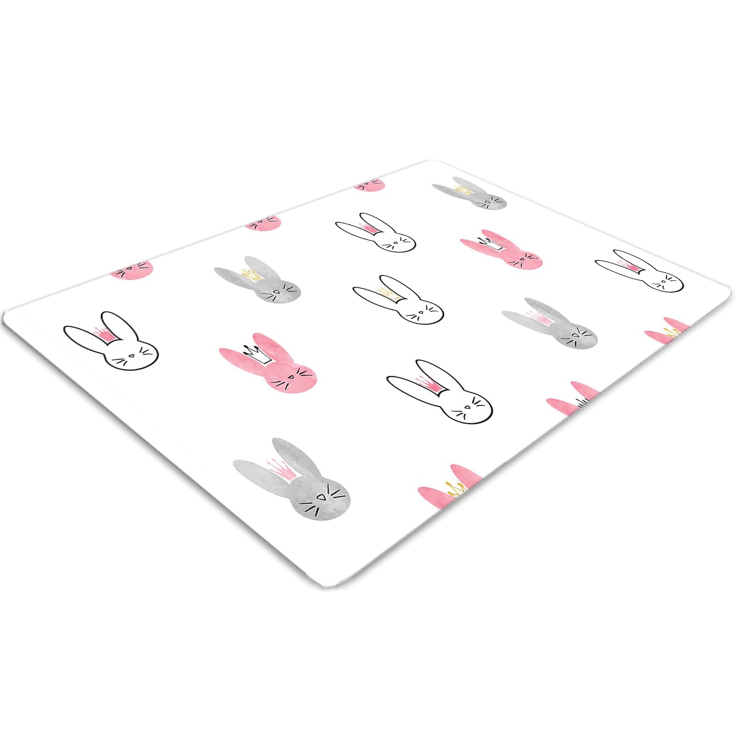 Tapis de chaise protecteur de sol PVC rectangulaire 100x70 cm, protège-sol antidérapant lavable