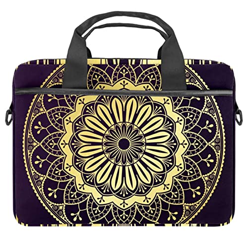 Maletín mandala para portátil de 13 a 14.5 pulgadas con bandolera ajustable