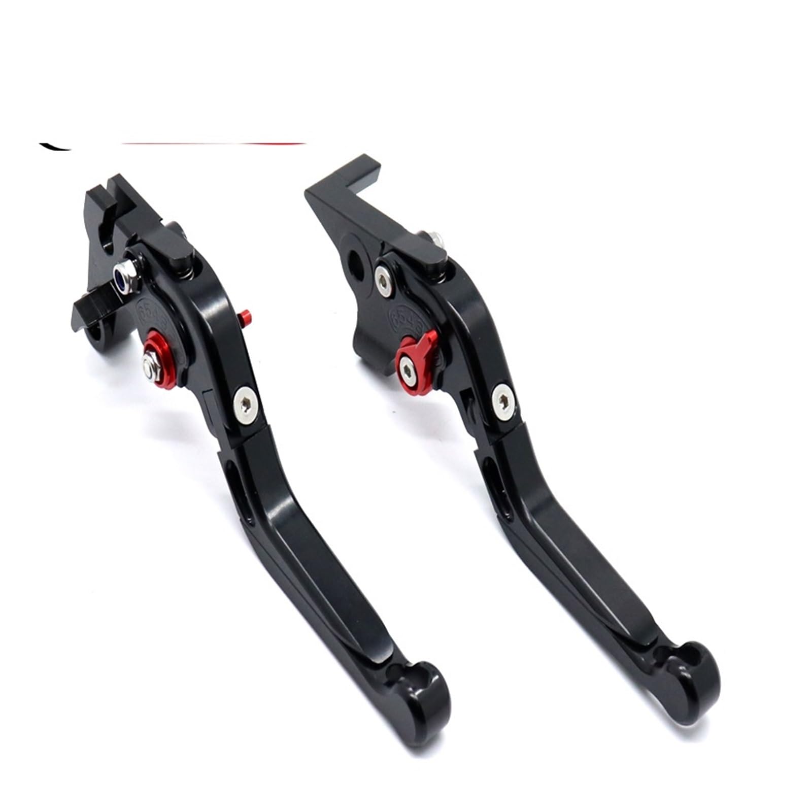 Linqianbhd Red Black Motorcycle Brake Clutch For Fz1 For Fz8 For Fazer For Fz6 For Fz6r For Diversion For Xj6n For Fz-07 Motorcycle Adjustable Folding Extendable Brake Clutch Lever
