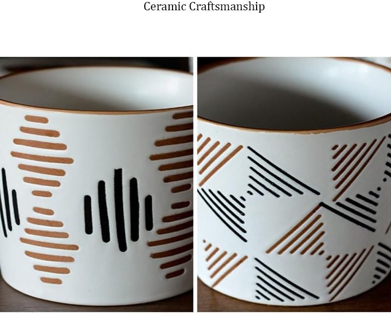 Colourful Line Pattern Ceramic Water Cup Dining Office Coffee Milk Breakfast Cups