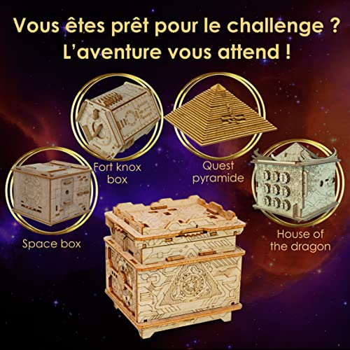 ESC WELT Orbital Box - Emballage Cadeau pour de l'argent, des Bons et des Cartes Cadeaux - Convient comme Cadeau d'anniversaire & Mariage - Boîte Cadeau Personnalisable pour la Première Communion - Image 7