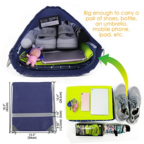 Beegreen Navy Blue Drawstring Backpack 10 Pieces Wholesale, String Backpack For Party Gym Sport Trip, Reflective Strips Cinch Sack With String, Diy Drawstring Bags For Women And Men Wholesale, String Backpack For Party Gym Sport Trip, Reflective Strips Cinch Sack With String, Diy Drawstring Bags For Women And Men #TOP1