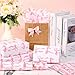 Sanixin 100 Sheets 20 * 14 Inches Pink Bow Tissue Paper for Gift Wrapping Coquette Cute Bowknot Dot Decorative Tissue Paper for Birthday Party Bachelorette Party Bridal Shower DIY Craft