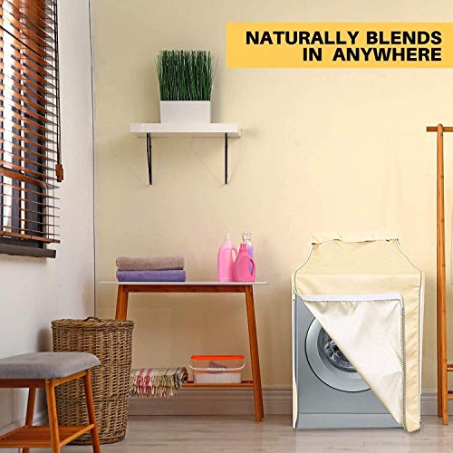 5 Sided Protection Washer Dryer Cover with Back Cover for Outdoor or Indoor | Secure Fit with Wide Straps and Snap Buckles | Protects from the Rain, Mud, Sun, and Strong Winds to Keep Looking Like New - Thumbnail 2