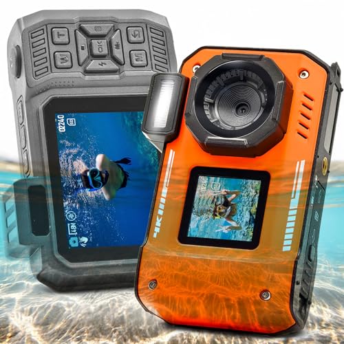 Amazon | 4K デジカメ 防水 水中カメラ 防水カメラ 10M防水 ケース不要