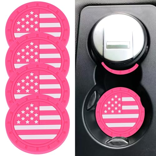 Set de 4 Posavasos American Flag para Auto miniatura 4