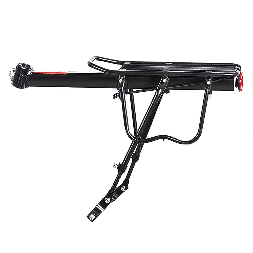 Portabultos Bicicleta MTB Bike Shelf Trasero Ciclismo Bicicleta Rack Actualizado Bike Rack Aleación de aluminio Puede llevar 50kg Equipaje Transportero trasero para bicicletas Portaequipajes Para Bici