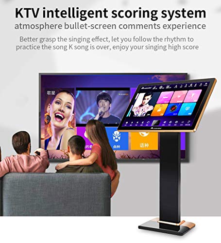 InAndOn KV-V5 Max Karaoke System, 22\" Touch Screen Karaoke Machine for Adults, YouTube Movie Song WiFi Cloud Download, Professional Karaoke System Fit for Home Party KTV Bar DJ - Thumbnail 4