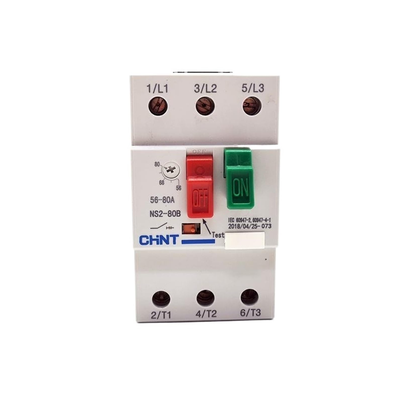 Disjoncteur de moteur manuel NS2-80B 16-25A magnétothermique pour coffret électrique triphasé