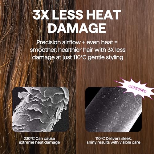 Wavytalk Warmluftbürste, 5 in 1 Hairstyler, Föhnbürste zum Trocknen und Stylen in One Step, AIR SCULPT Für Schnelles Volumen, Locken, Glätten, Salon-Blowouts, 3 Temperaturen, Keramik, Eurostecker