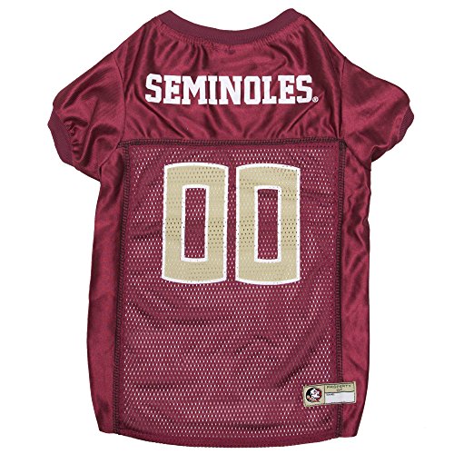Image of Pets First Collegiate Florida State University Dog Mesh Jersey, X-Large, Maroon, 1 Count